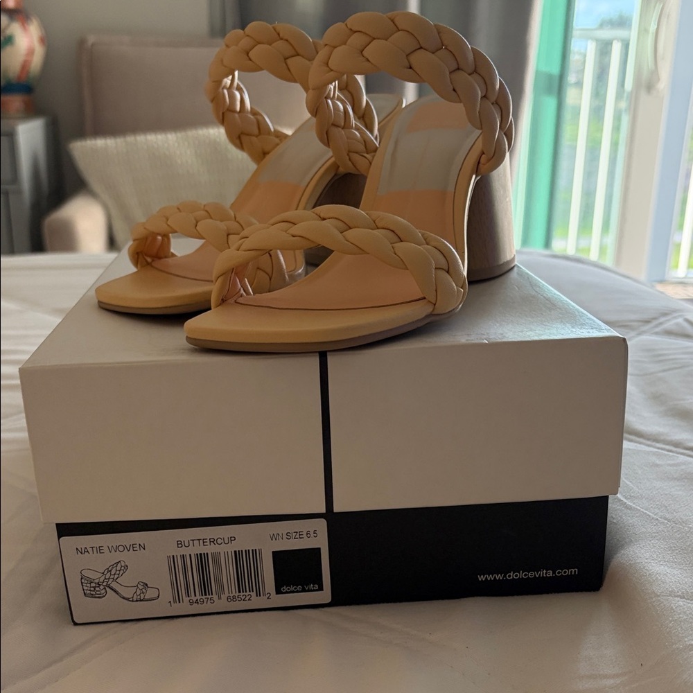Dolce Vita Buttercup Braided Heels
